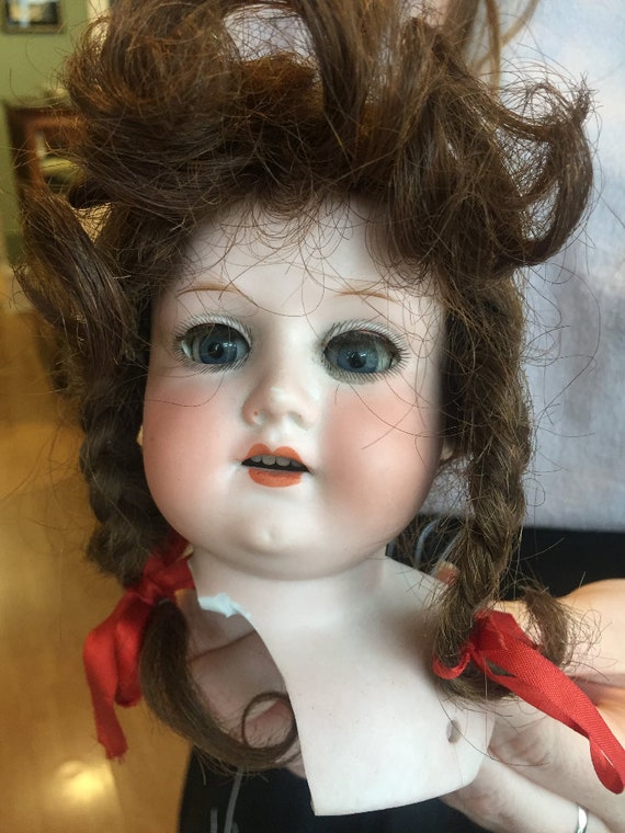 Buy Antique Armand Marseille Bisque Doll. Doll Head. Antique Doll. Online  in India 