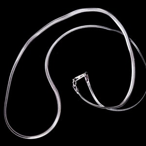 Vintage Sterling Silver Italian 2mm Light Snake Chain Disco 70s Chain Necklace 18" Sterling Chain / Sterling Jewelry / Silver Necklace