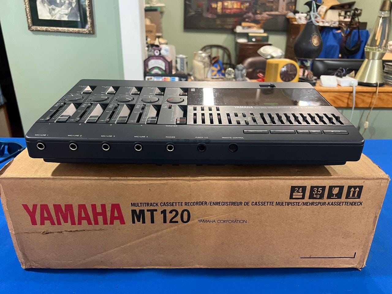 YAMAHA ヤマハ Multitrack Cassette Recorder Vtg 90's Yamaha MT120 4 Track Cassette Recorder W/box