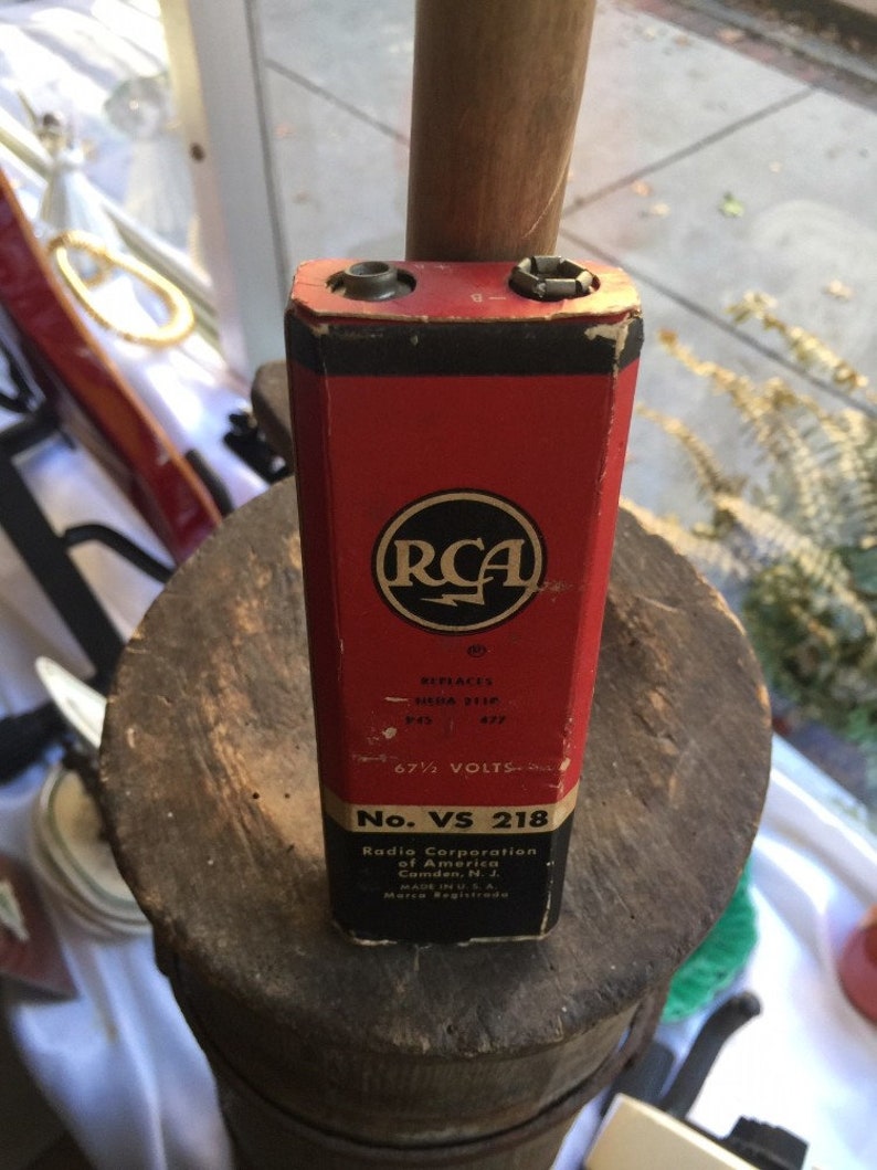 Vintage RCA Victor Radio B Battery 67 1/2 Volt No. VS 218 Etsy