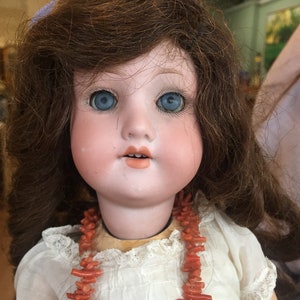 Antique 14” Armand Marseille #390 German Bisque Doll Ball Jointed Sleep Eyes/ Antique Doll / Gift For Her/ Good Gift / Gift for Her