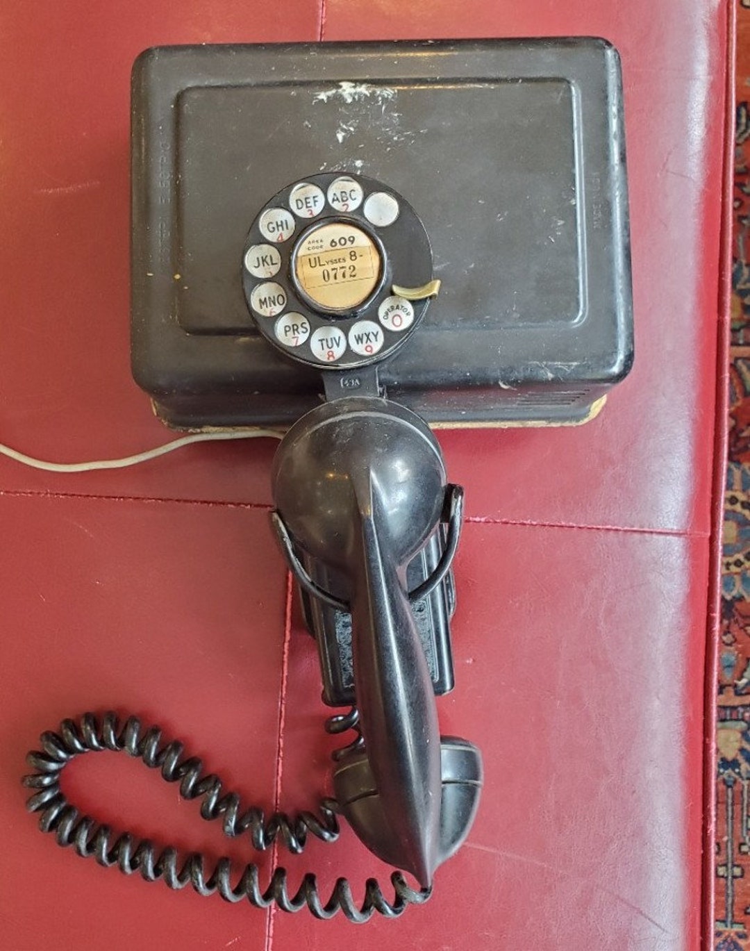 Vintage Western Electric Telephone 211 Space Saver Rotary Dial 43A