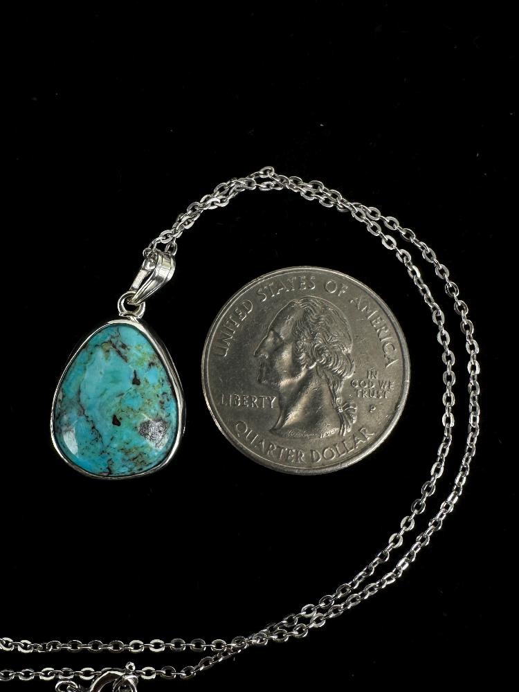ペンダント　ネックレス　ターコイズ　スターリング　ヴィンテージ il_1080xN.3864412602_llm8.jpg
