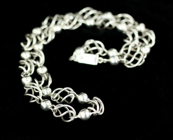Vintage Sterling Silver TT-22 Taxco Mexico Twist … - image 2