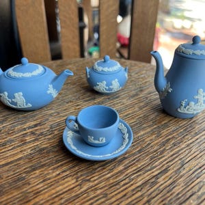 Wedgwood Jasperware Tea Set - Etsy