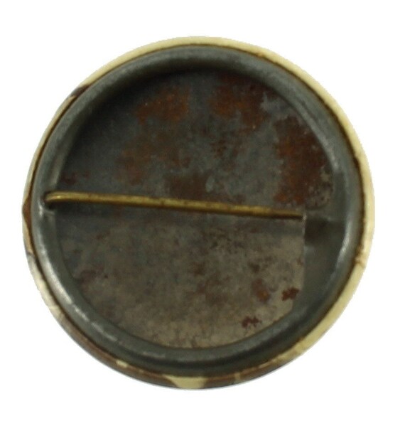 Antique Victorian Mourning Celluloid Pin Back Chi… - image 3