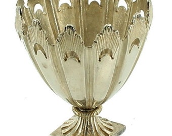 Antique Turkish Ottoman Empire Silver Zarf Tughra Mark Cup Holder / Good Gift/ Gift for Her/ Gift for Him/ Turkish Zarf/ Ottoman Empire/Gift