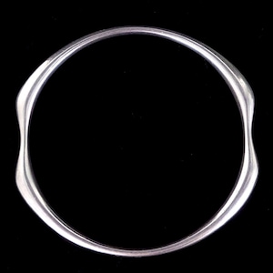 Vintage Georg Jensen Sterling Silver Mid Century Modern Bangle Bracelet 8” / Georg Jensen Jewelry / Designer Jewelry / Silver Bracelet/ Gift