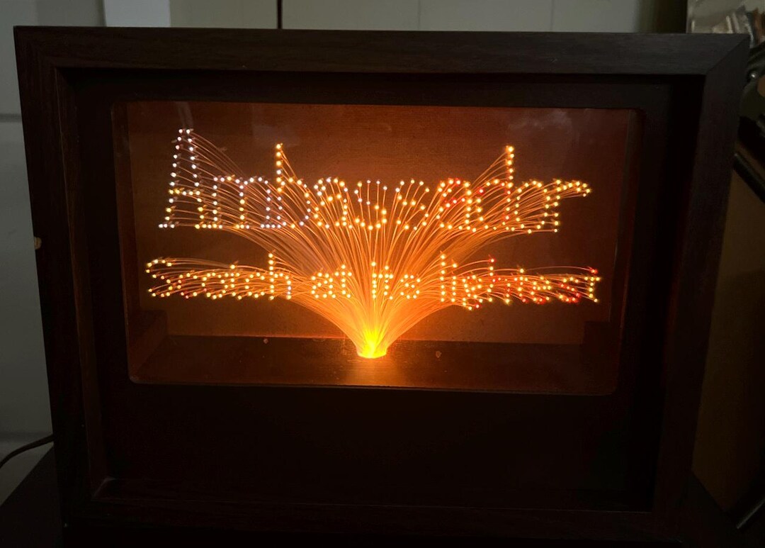Vintage Ambassador Scotch Bar Sign: Color Changing Fiber Optic Display ...