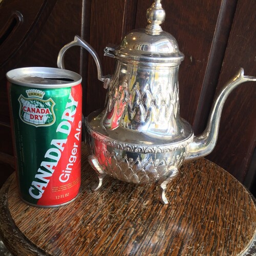 Vintage French Tufted Design Chomouri shops Silver PlateTea Pot Silverplate Signed/Tea Pot/SIlver Tea Pot/French Tufted Design/Good Gift/MCM