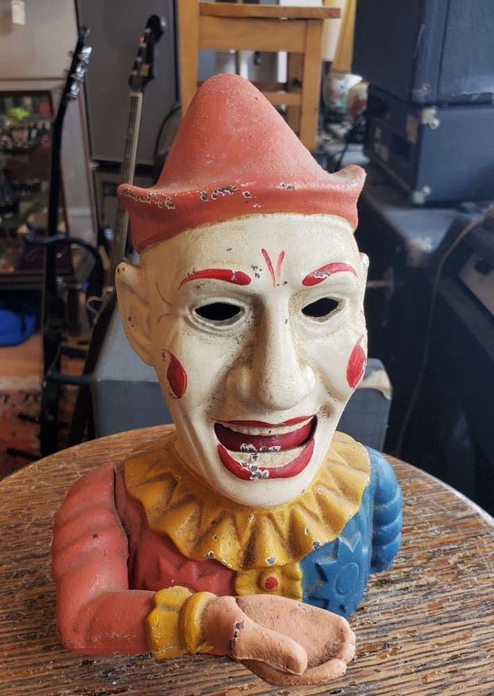 Vintage Humpty Dumpty Clown Jester Book of Knowledge 1950s Etsy