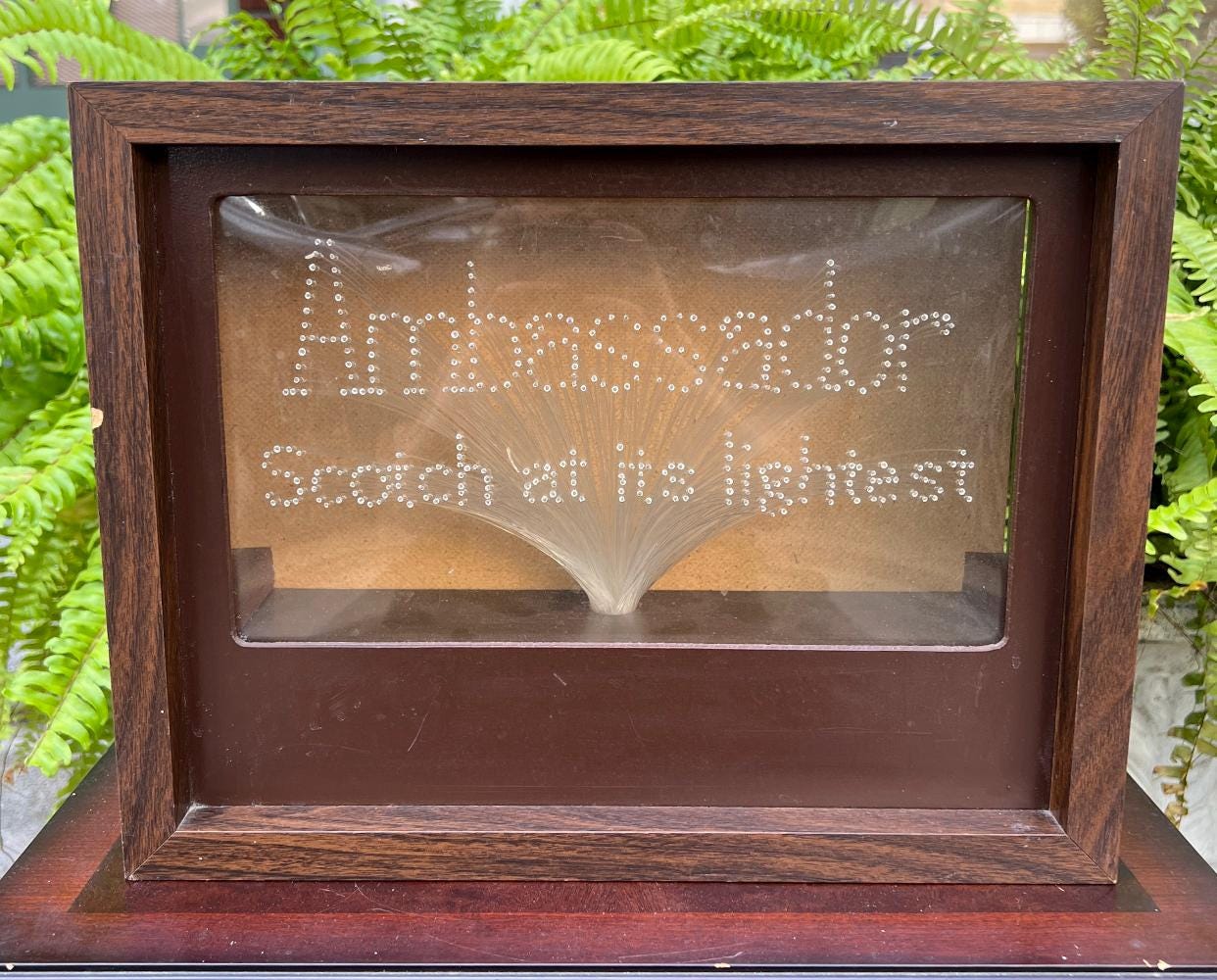 Vintage Ambassador Scotch Bar Sign: Color Changing Fiber Optic Display ...
