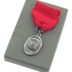 Vintage Sterling 1930&#39;s Bernards High School Debating Award/ Somerset NJ/ Medal/Debating Award/antique Debating /Bernards High School NJ