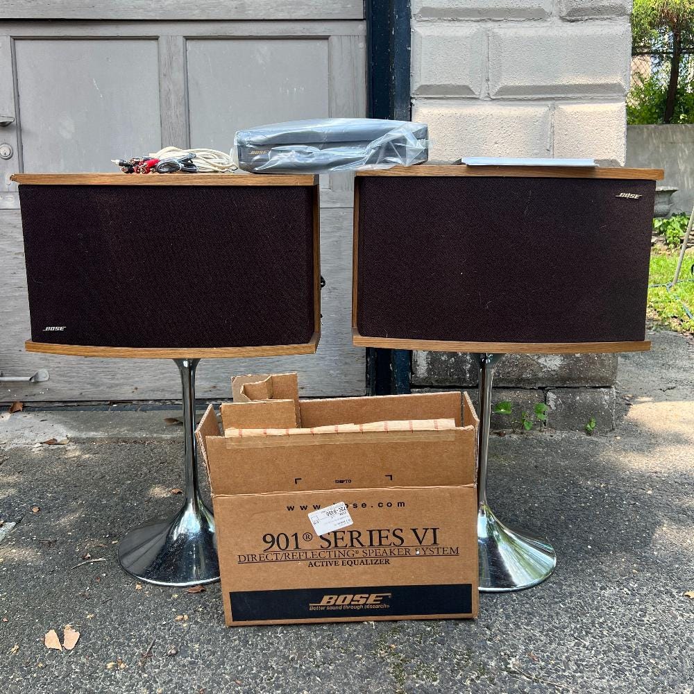 【BOSE 901-V Custom スピーカーペア ボーズ BOSE 901 v custom ペア イコライザーセット □□BOSE 901 V CUSTOM