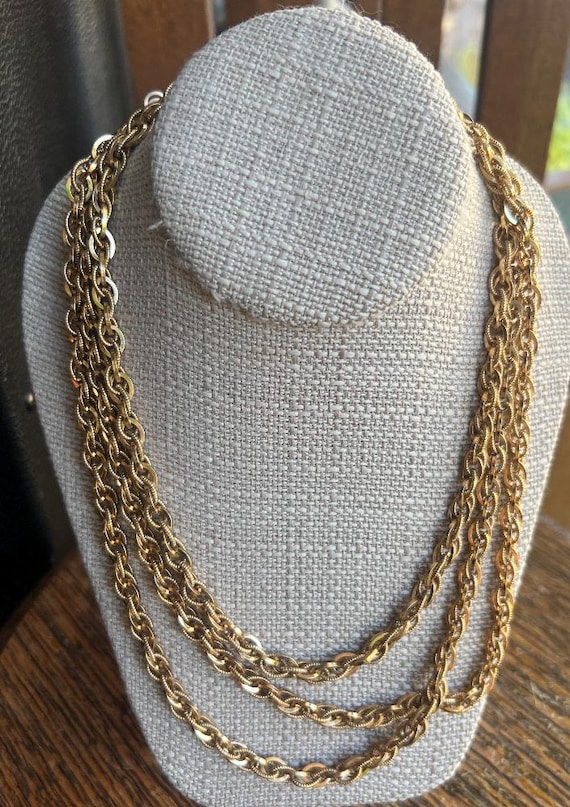 ヴィンテージ MCM ネイピア 14K ゴールドメッキ ロープツイスト 
