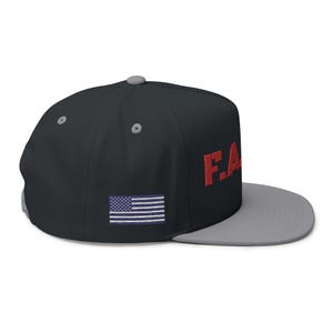 F.A.F.O. Flat Bill Cap - Trendy Embroidered Snapback, Urban Style Hat, Streetwear Accessory, Gift for Him, Everyday Use, Casual Fashion