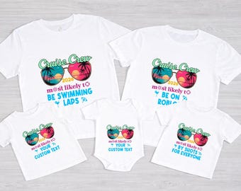 Comfort Colors Cruise Crew 2026, Most Likely To Cruise, Funny Family Vacation Matching Cruise Trip, Cruise Shirt Design