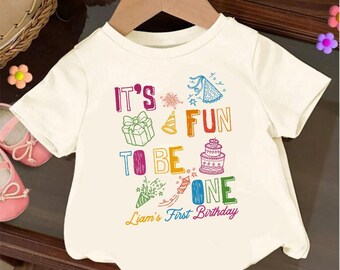 It's Fun to Be One Birthday Shirts, Boys First Birthday, Girls First Birthday Party