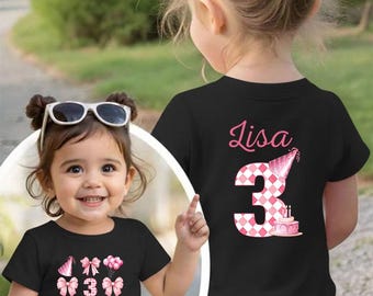 Bow Birthday Shirt, Bow Birthday, Coquette Birthday, Girl Birthday, Pink Bow Outfit, Pink Bow Party Outfit, Birthday Girl, Personalized