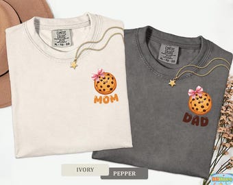 One Sweet Girl Cookies and Milk 1st Birthday Shirts, Sweet One Family Matching First Birthday T-shirt, Pink Theme Cookie Birthday Tee