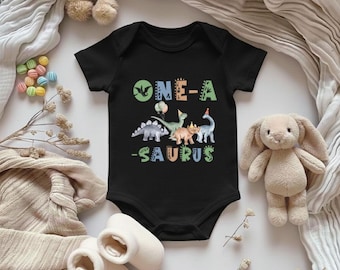 1st Dinosaur Birthday Shirts, Dino Theme Bday Party Outfit