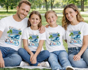 Comfort Colors Family Cruise Squad 2026 Group Matching Summer Vacation Trip T-Shirt