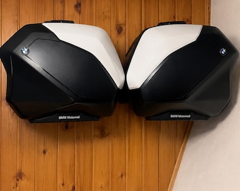 Soporte de pared para maletas laterales BMW S1000XR – Almacenamiento para garaje impreso en 3D – K69 2020 2021 2022 2023 2024 2025 2026