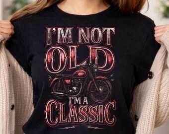 Retro Biker Shirt | Vintage Motorcycle Gift for Dad Grandpa Riders