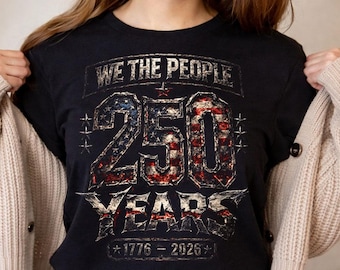 Patriotic USA 250 Years Shirt: 1776-2026 Independence Day Celebration Tee