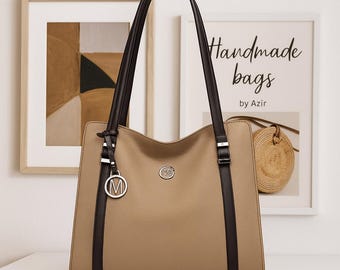 Soft PU Leather Tote Bag: Large Capacity Designer Shoulder Bag