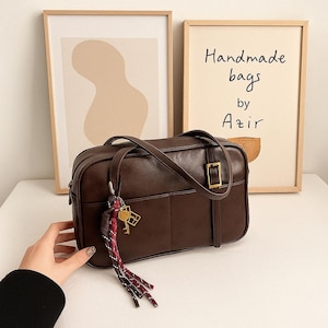 PU Leather Shoulder Bag | Y2K Small Underarm Tote | 2024 Trendy Winter Handbag for Women | Fashion Purse | Casual Daily Bag
