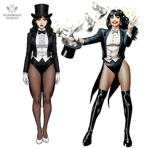 Zatanna Zatara DC geïnspireerde cosplay - Mistress of Magic - Comic con-cosplay