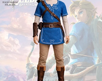 Link-inspiriertes Kostüm – The Legend of Zelda: Breath of the Wild Cosplay-Outfit
