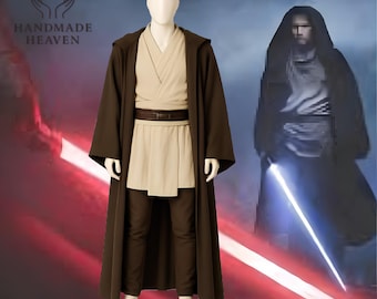 Obi-Wan Kenobi Jedi Costume: Adult Star Wars Cosplay Tunic Set