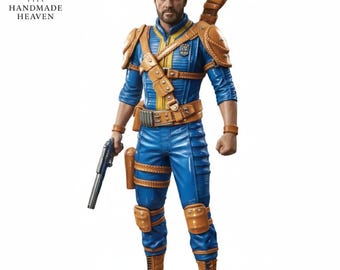 Fallout Sole Survivor Blue Vault Jumpsuit Cosplay Costume