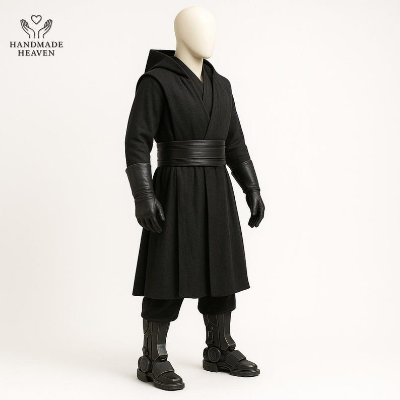 Darth Maul Costume | Star Wars Cosplay Outfit | Wool Sith Robe for Halloween & Comic Con