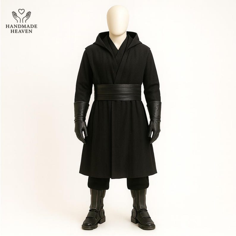 Darth Maul Costume | Star Wars Cosplay Outfit | Wool Sith Robe for Halloween & Comic Con