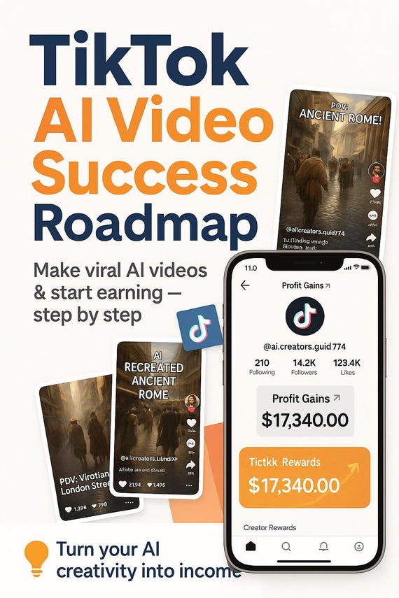 AI TikTok Video Guide: Viral Blueprint, Creator Full Guide 0-10k in 3 months