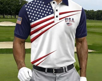 USA 250th Anniversary Polo Shirt 1776-2026, Patriotic American Flag Golf, 4th of July Shirt, Gift for Dad, Veteran, Husband Independence Day