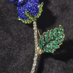 Blue Rose Pin