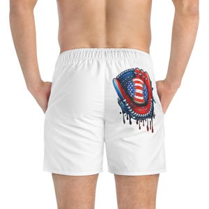 Bañadores patrióticos, ropa de playa divertida, imprescindibles para el verano, atuendos para fiestas en la piscina, 4 de julio, imprescindibles para las vacaciones