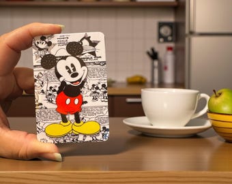 Custom Photo Magnet 3.5” x 2.5” | Personalized Glitter Magnet | Custom Image Keepsake | Small Gift Magnet