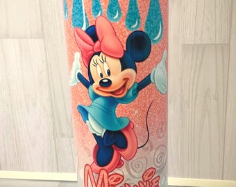 Topolino, Topolino e i suoi amici, Disney, bicchiere, borraccia, porta borraccia, regalo Disney, tazza Disney, Minnie, Disney World, personalizzato