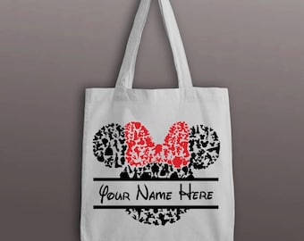 カスタムミッキートートバッグ、パーソナライズバッグ、ディズニートートバッグ、ミッキートートバッグ、ディズニートラベルトートバッグ、カスタムネーム、ミッキーマウスバッグ、ディズニーギフト
