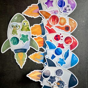 Space Color Matching Activity for Kids, Color Sorting, Toddler Color Printable, Homeschool Preschool Curriculum, Montessori Materials