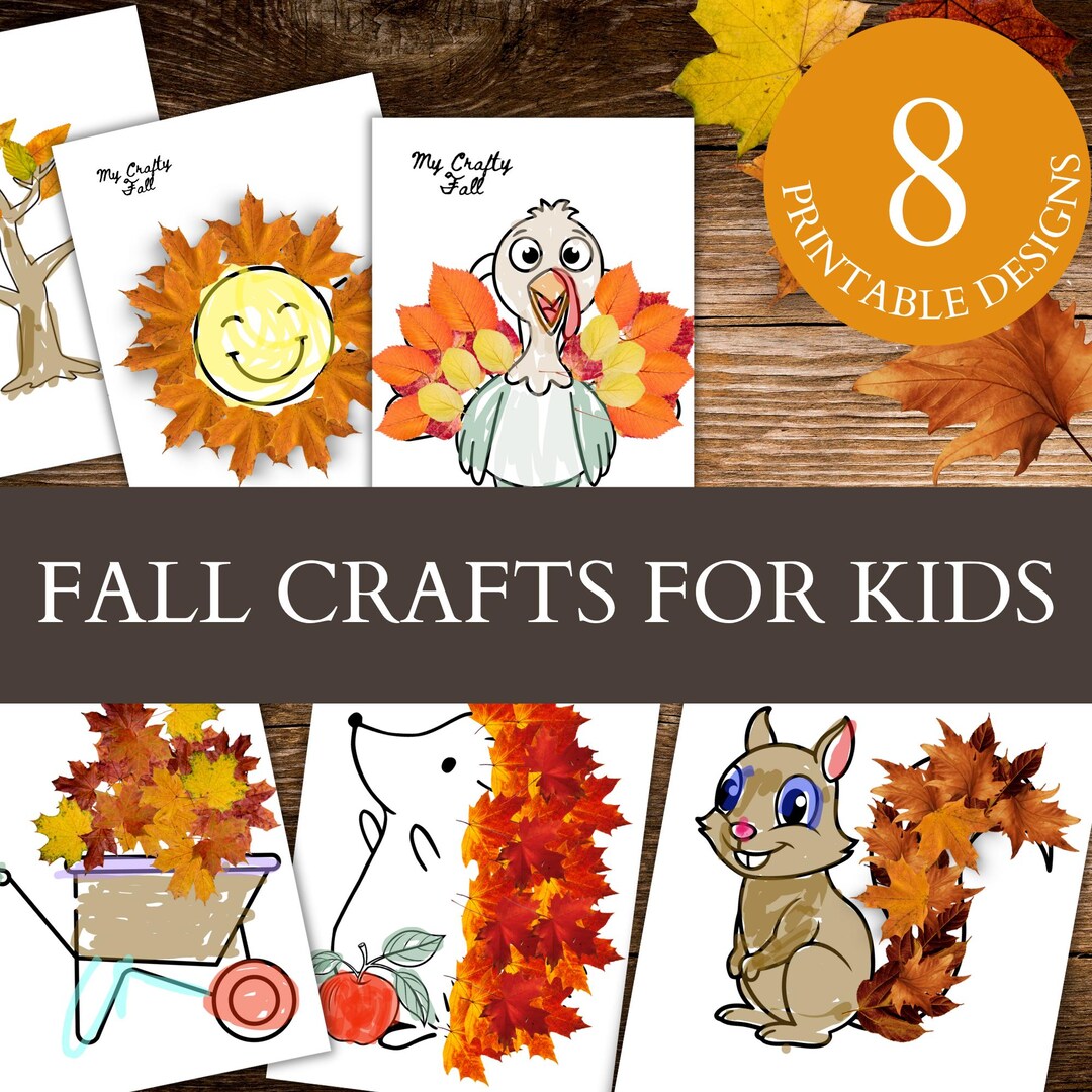 Fall Craft Templates for Kids – 8 Printable Autumn Projects | Creative ...