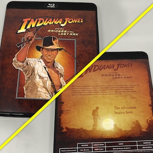 Copertina Blu-ray personalizzata - Indiana Jones e i predatori dell'arca perduta