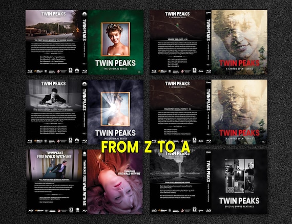 Custom Blu-ray Covers - Twin Peaks: From Z to A (entire Blu-ray