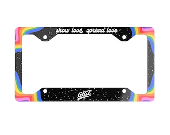 GRiZ License Plate Frame, EDM Car Decor, Rave Car Accessory