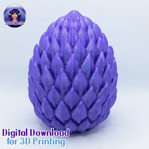 Modelo STL de contenedor de huevos de Wyvern impreso en 3D (descarga digital)